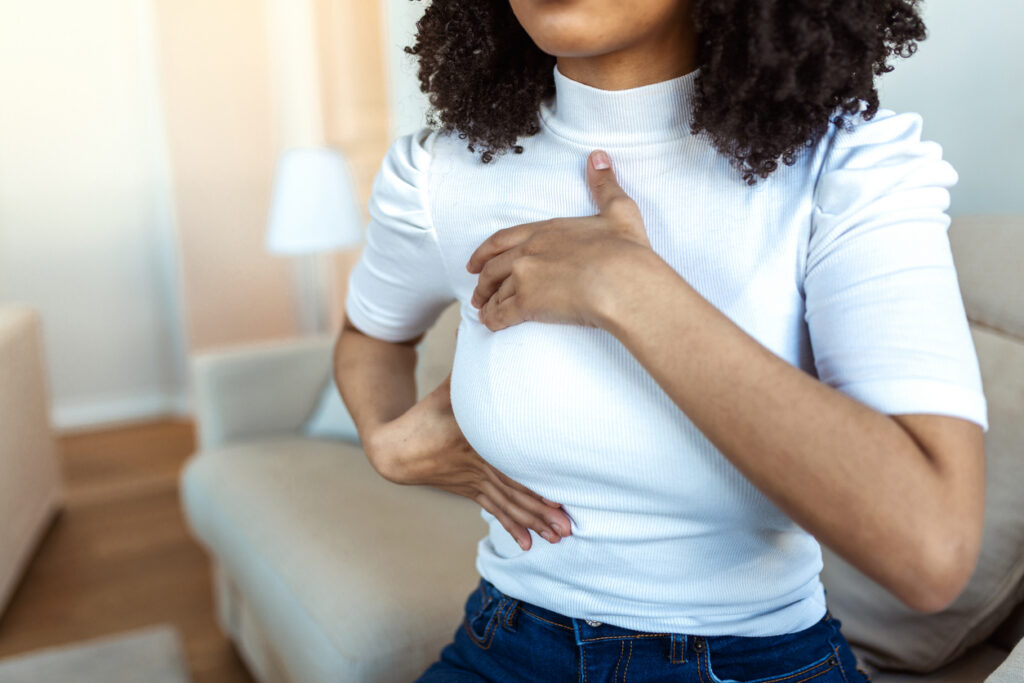 how to you know you're ovulating by having tender breasts