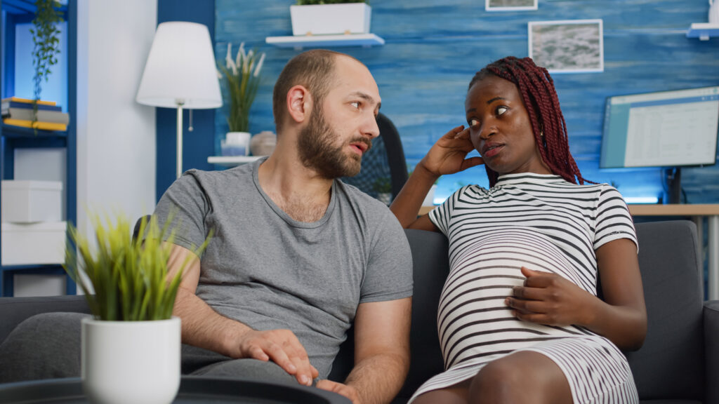 a couple having a difficult conversation relationship check-in