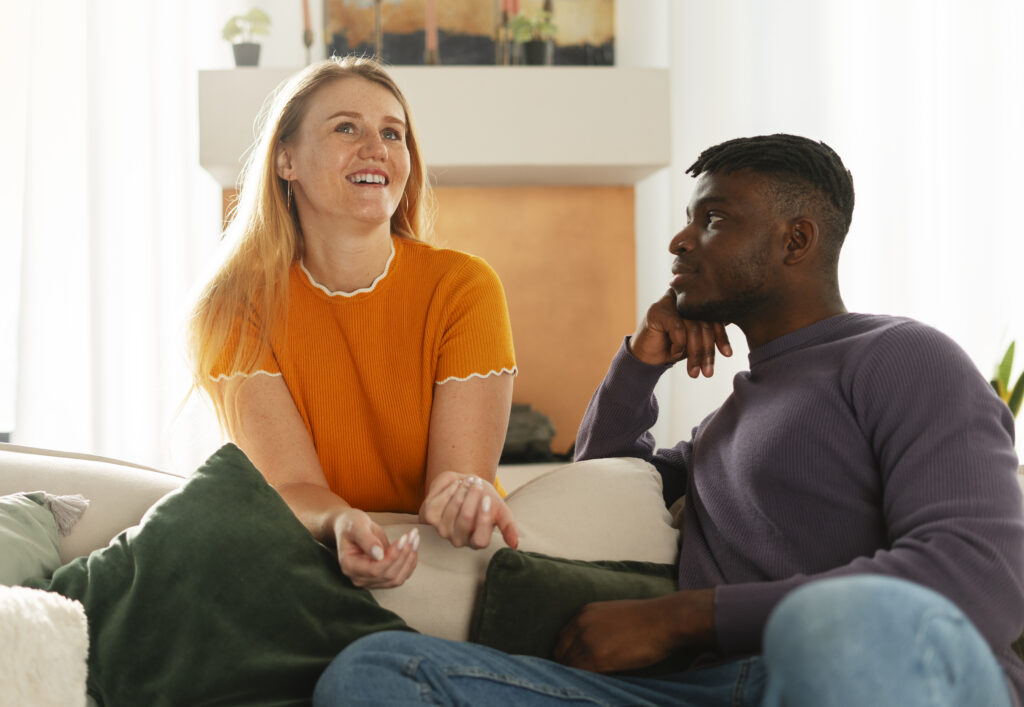 a couple growing together by staying curious relationship check-in